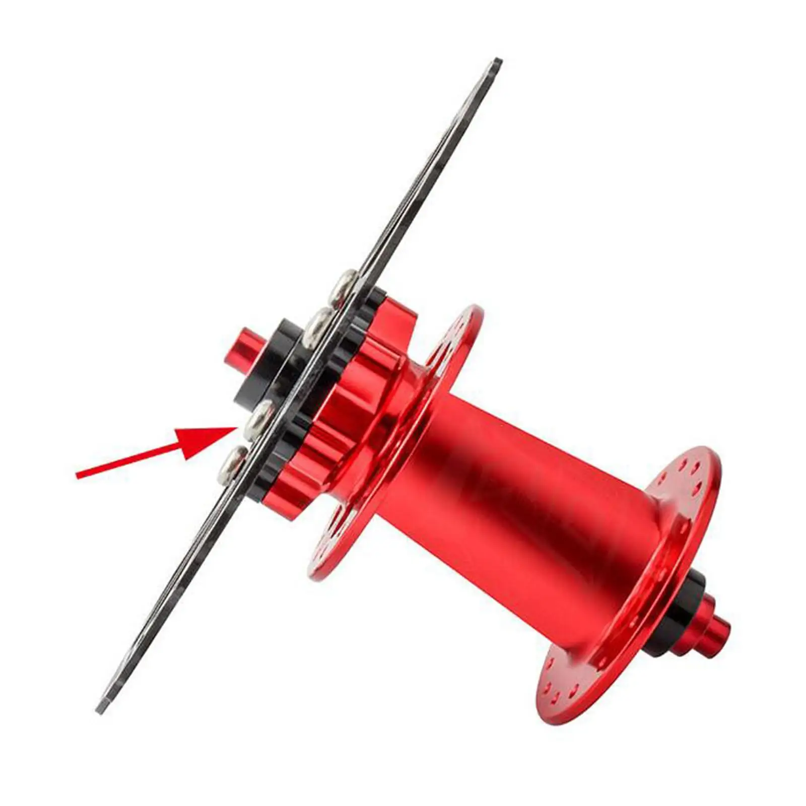 

Racing Mountain Road Bicycle Hub Center Lock Conversion Adapter Aluminum Alloy for MTB 15x110
