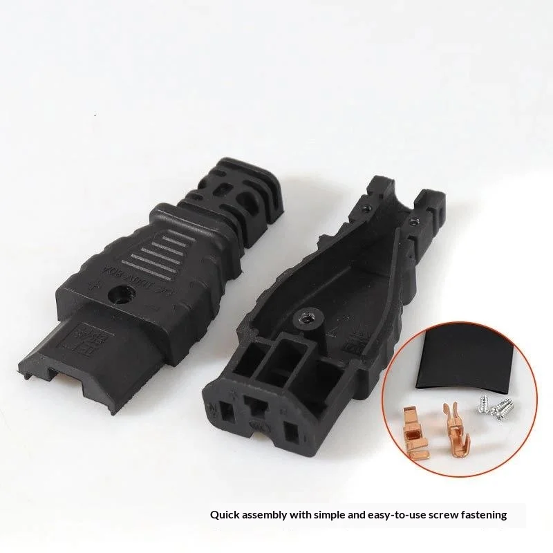 DC Electric Vehicle Ceramic Three-Prong Y-Shaped Elbow Conversion Connector T-Type Modified Prong Socket