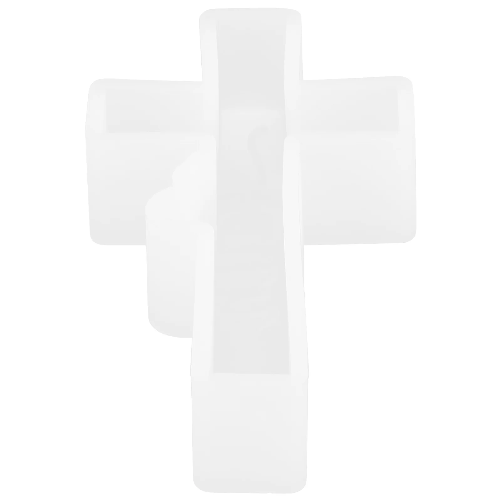 

Крестовая форма, силиконовая DIY поделки, формочка для печенья в форме сердца, формы для торта, силикагель, воск, многоразовое изготовление ювелирных изделий, белый цвет