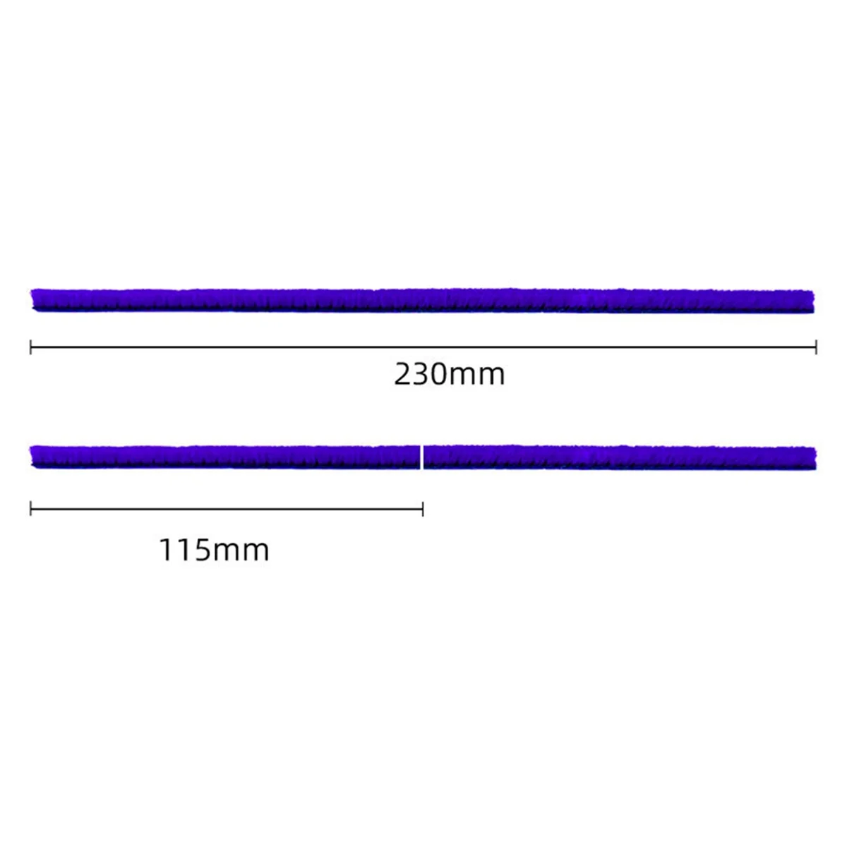 Strisce morbide in peluche per V6 V7 V10 V11 aspirapolvere testa a rullo morbida accessori di ricambio pezzi di ricambio, 4 set