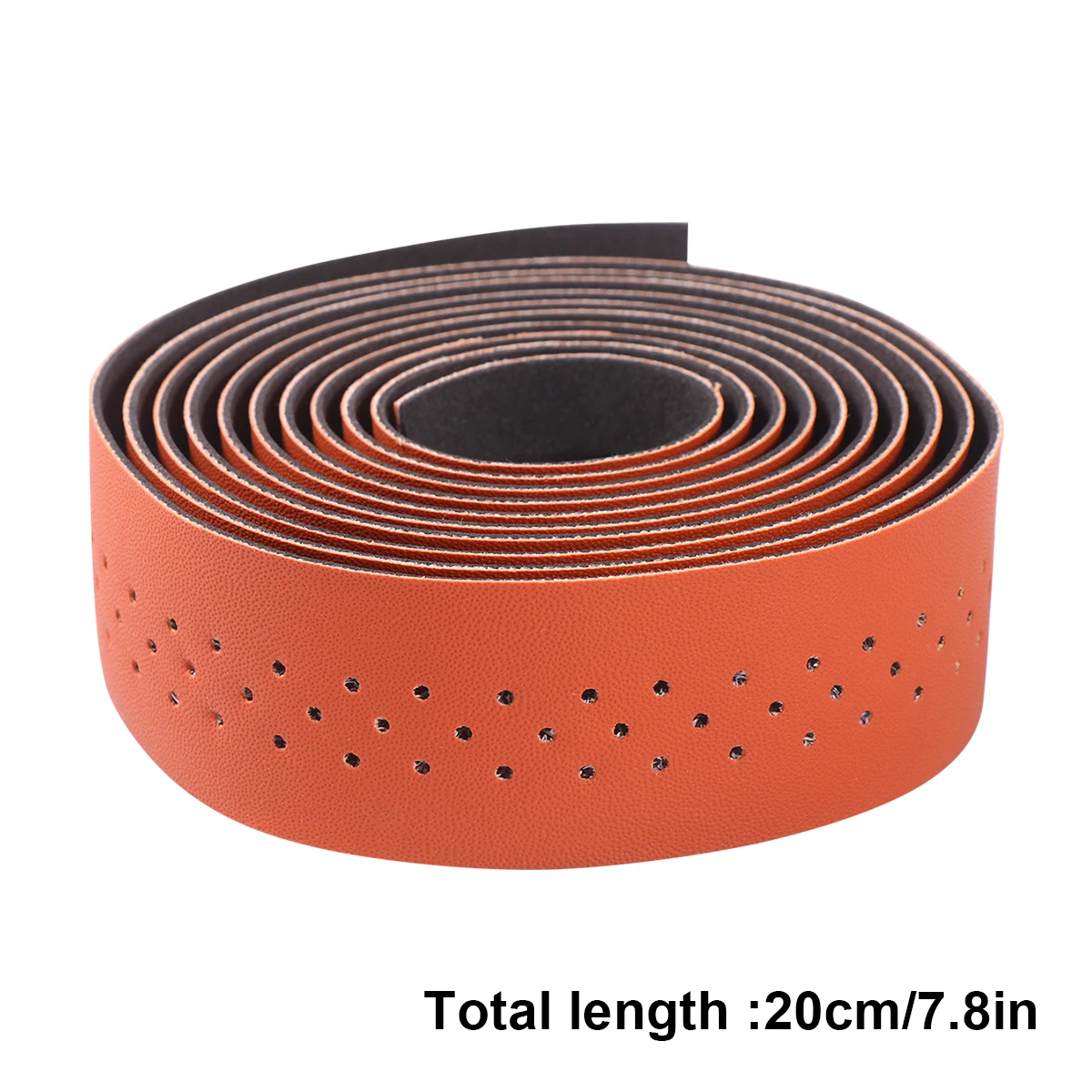 

Bike Handlebar Tape PU Strap Strips Shock Absorbant Wraping Belt Punching Vibration Reduction Non Slip Design Ultra
