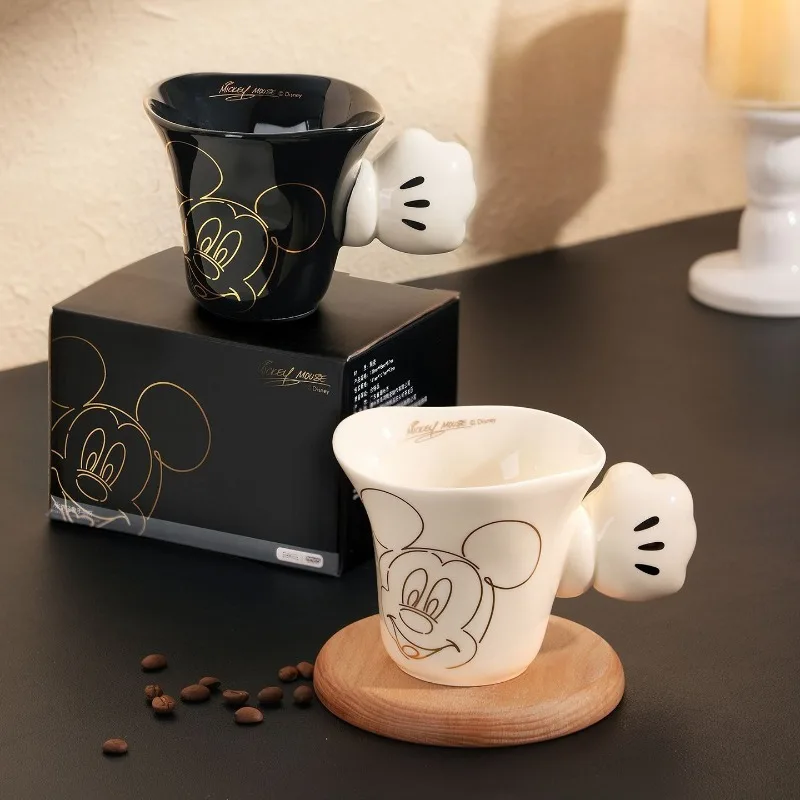 

Disney Genuine Mug New Creative Mickey Large-capacity Water Cup Couple Pairing Cup for Home and Office Use Birthday Gift