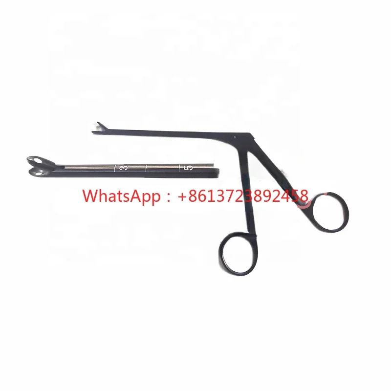 Tissue forceps of nasal cavity 0degree 105mm sharp head, without fixed pin ENT instrument