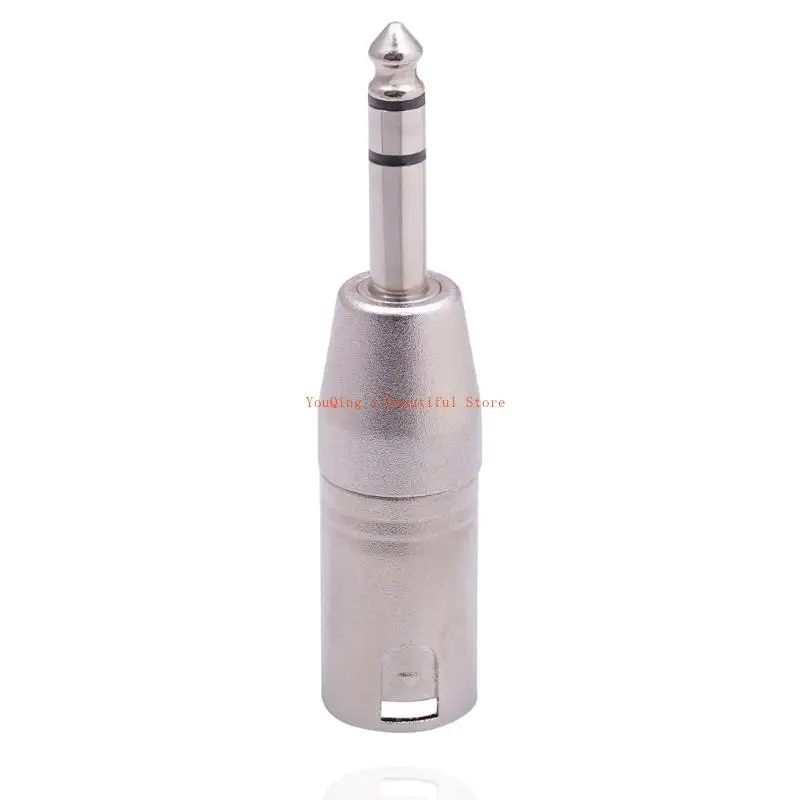 

N0HE 6.35mm 1/4 Inch TRS to XLR Adapter Male to Male Socket Connector Adaptor