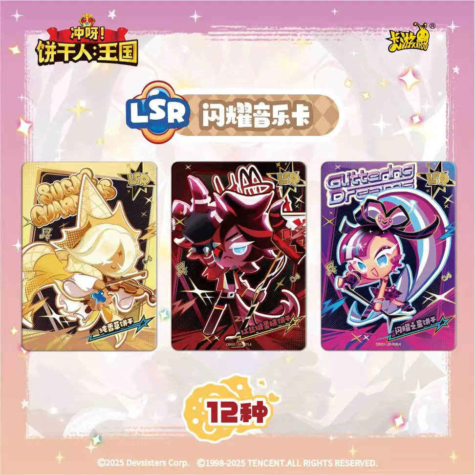 Kayou Genuine Cookie Run: Kingdom Cards Braveheart Chapter Crispy Pack Escape The Oven Adventure Anime Collection Cards Gift Toy