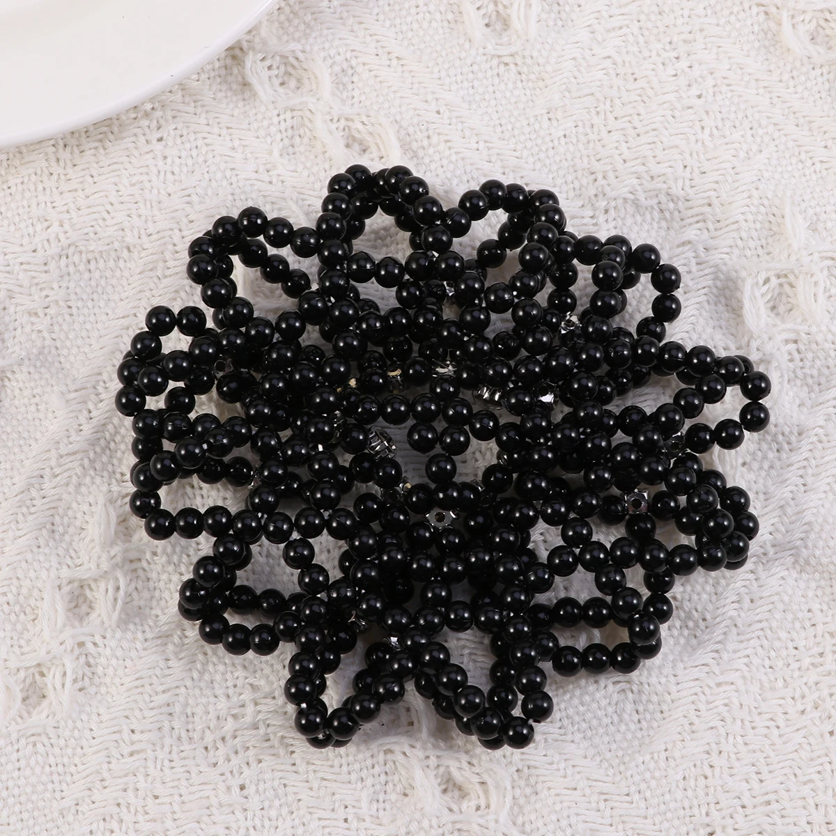 

Pearl Hair Snood Elastic Bun Nets Women Black Ballet Dancing Gymnastics Pearl Design Practical Accessories Hair Care Styling