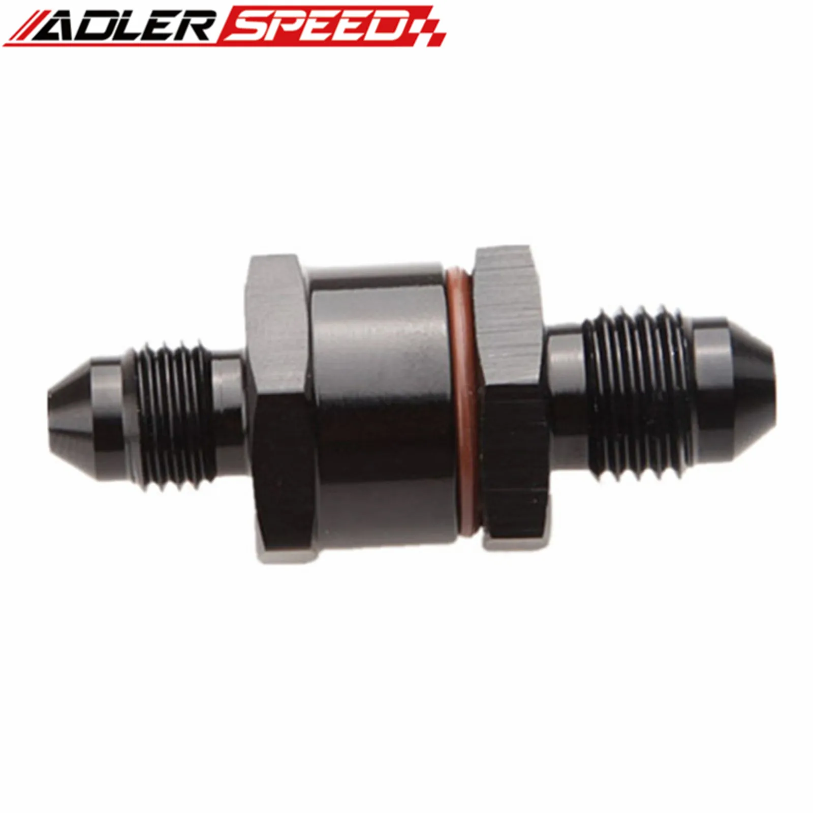 150 Micron 4AN AN-4 Male High Flow Turbo Oil Feed Line Filter Fitting Adapter