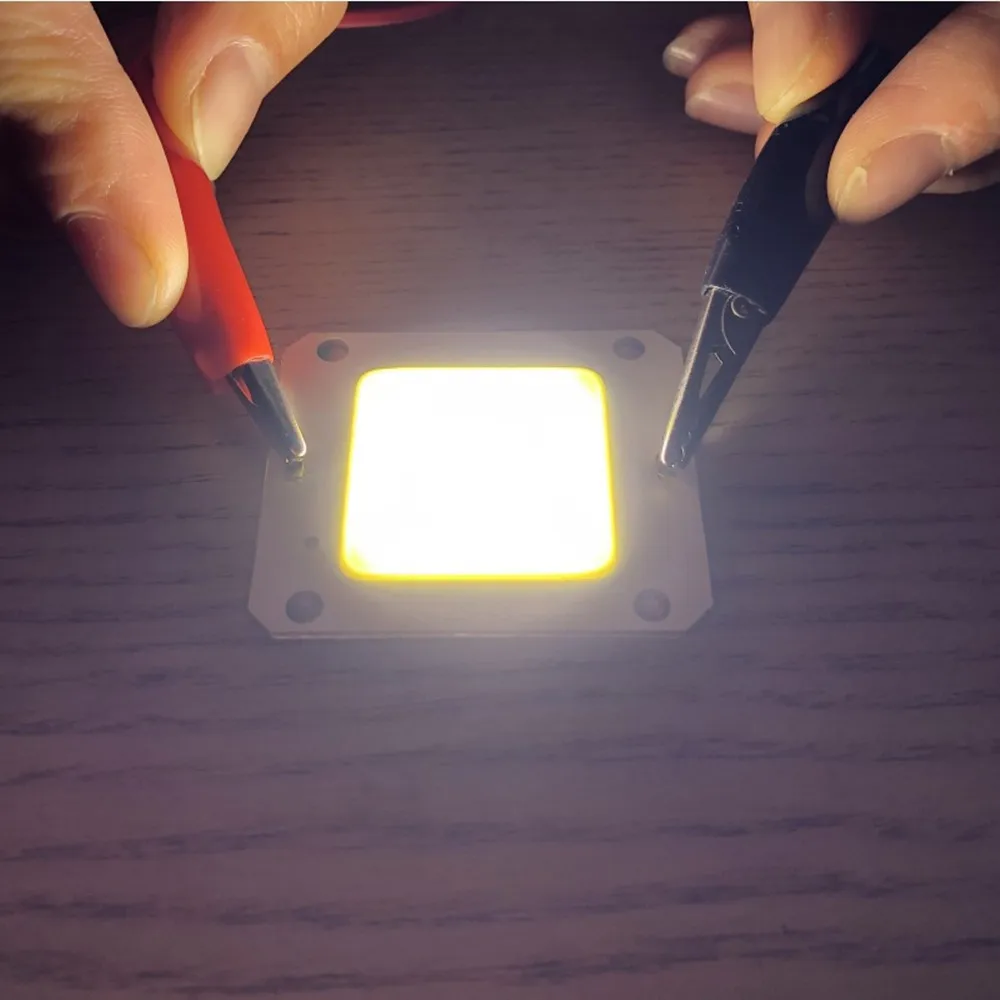 DC 12V 50W COB LED Full spectrum 400-840nm High Powe Grow Light for hydroponics 46X40MM