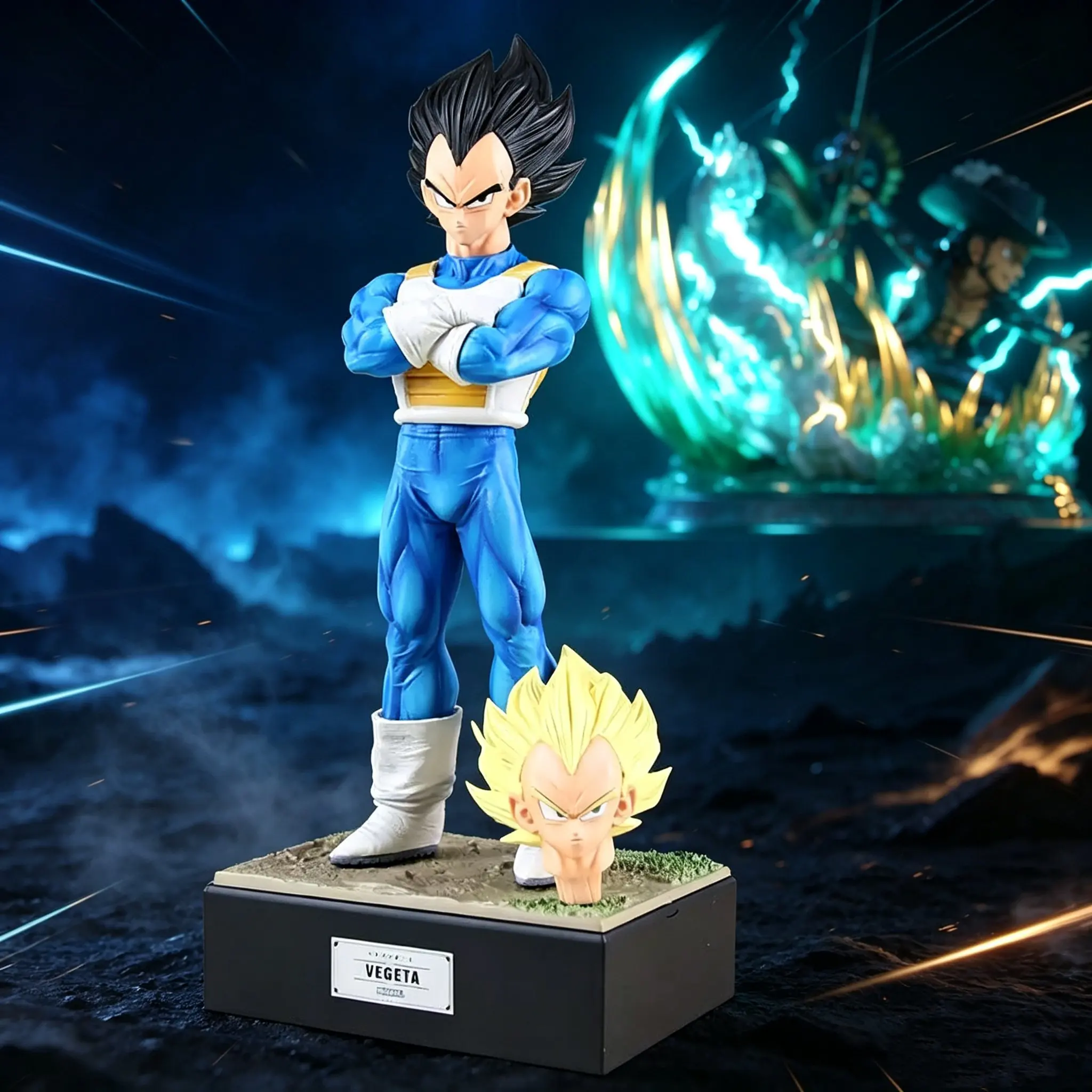 Dragon Ball GK Infinity Warrior Double Headed Sculpture Bejīta Yonsei 28CM PVC Doll Desktop Ornament Animation Gift Collection