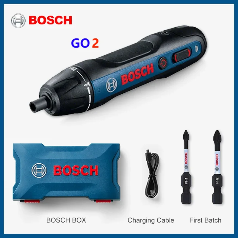 

Bosch GO2 Cordless Electric Screwdriver Power Tool Maintenance Repair USB Rechargeable 3.6V Automatic Cordless Hand Drill Tools