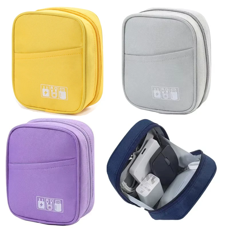 

Cable Organizer Waterproof Storage Bag Portable For Power Bank Digital Cable Case Earphone Oxford Cloth Earphone Holder Case Bag