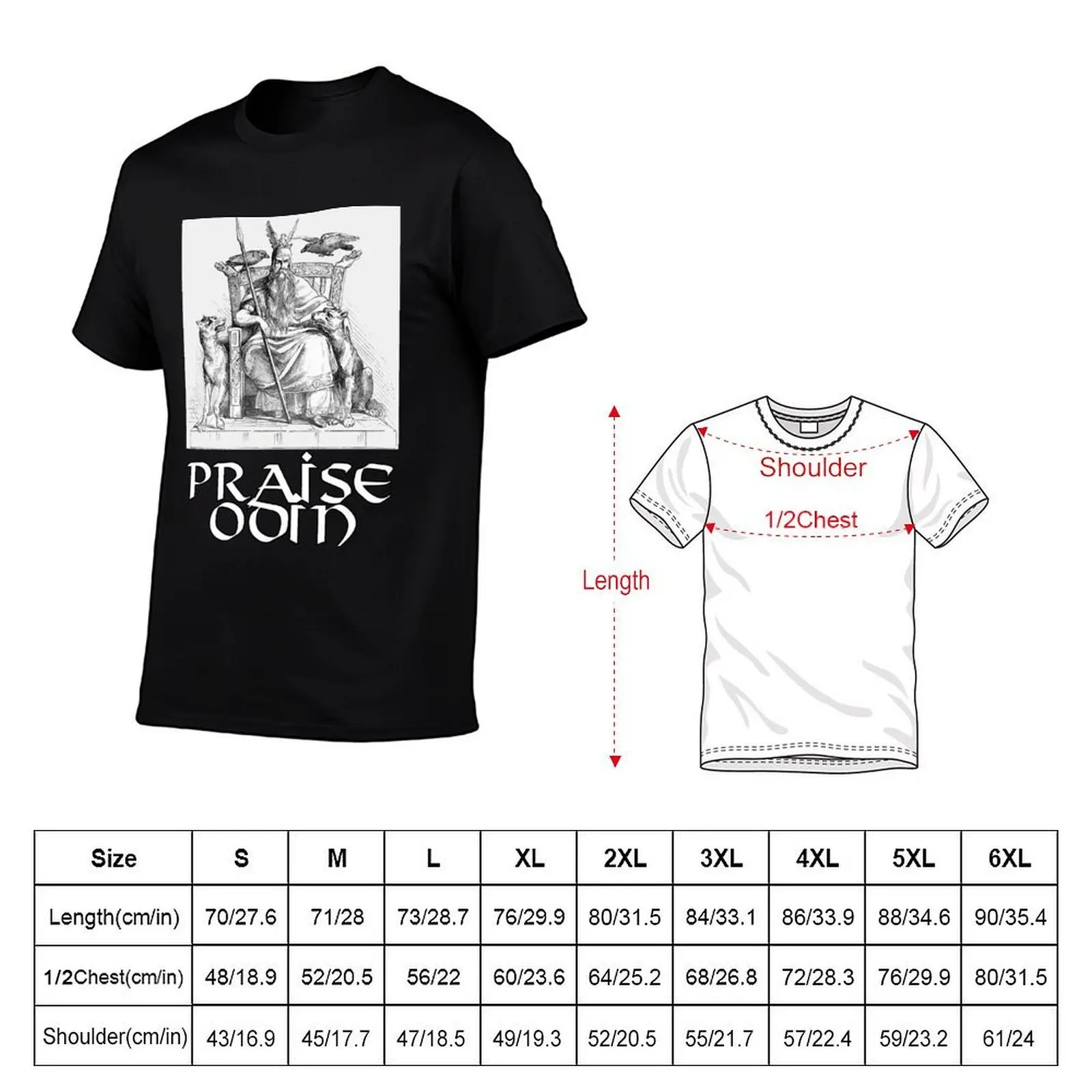 Praise Odin T-Shirt Breathable Lightweight Summer Top