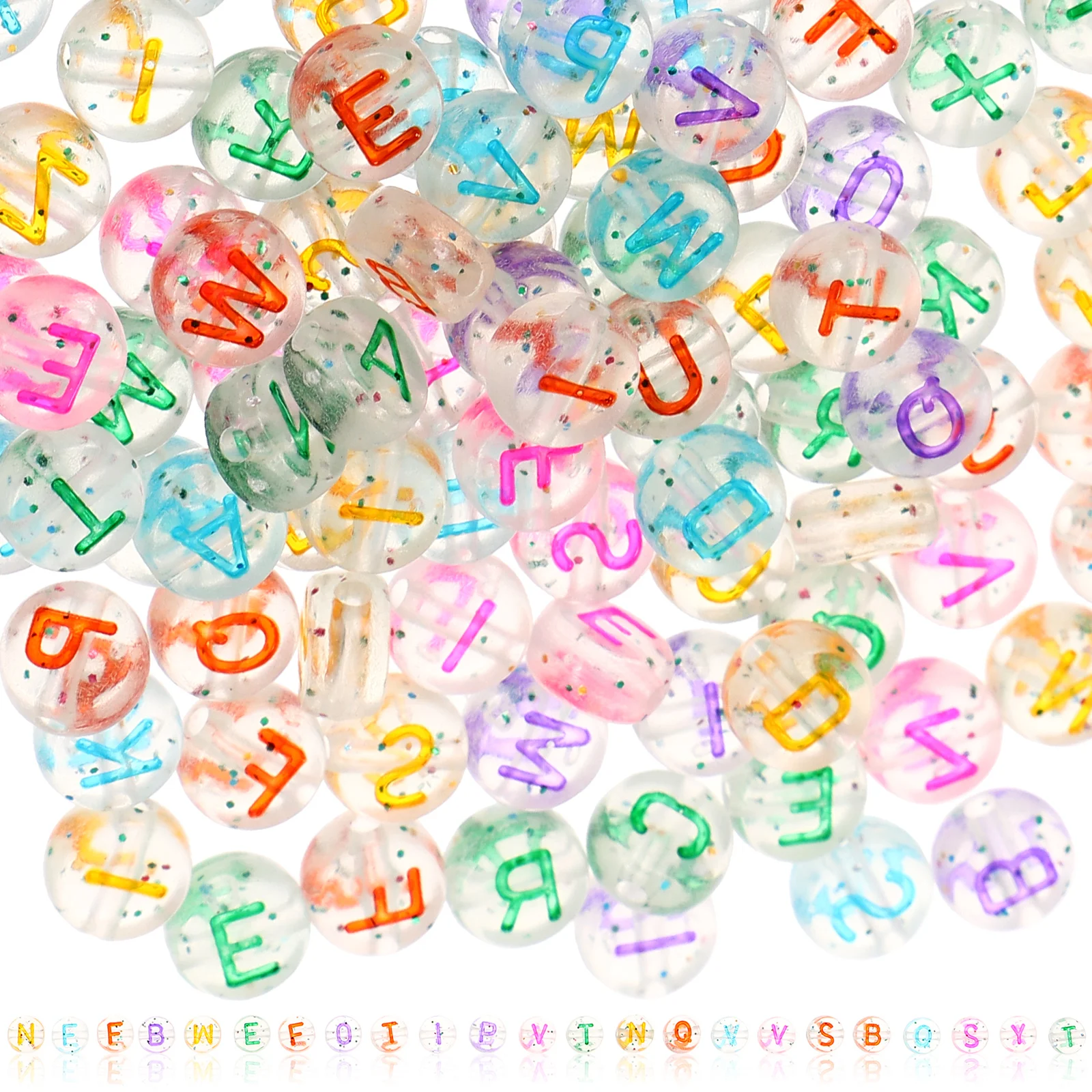 

Acrylic Letter Colorful Alphabet DIY Bracelet Beads Jewelry Multi Function Alphabet Beads Accessories Bracelet Necklace Craft