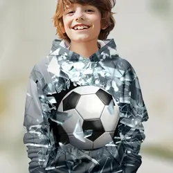 Kids Clothes Boy Hoodies Long Sleeve Cartoon Print Children Spring Fall Clothes Casual Fashion Outdoor Girl Clothes Pullover Top
