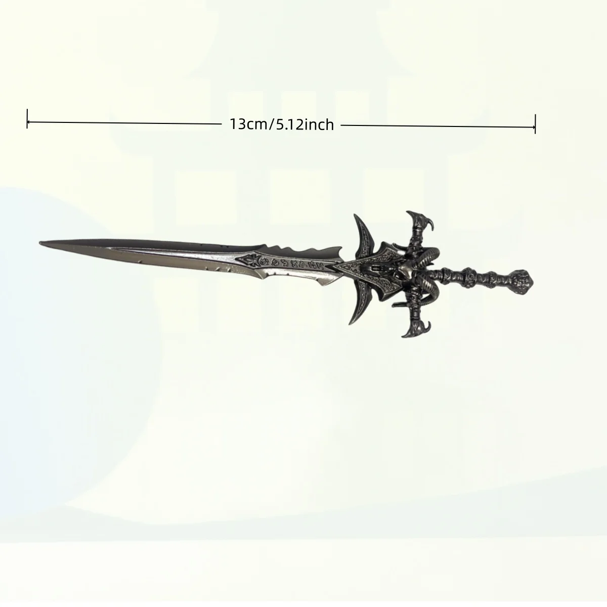 5.1inch World of Warcraft Frostmourne Metal Katana Sword Original Samurai Sabre Katana Ninja Knife Cosplay Accessories Prop Toy