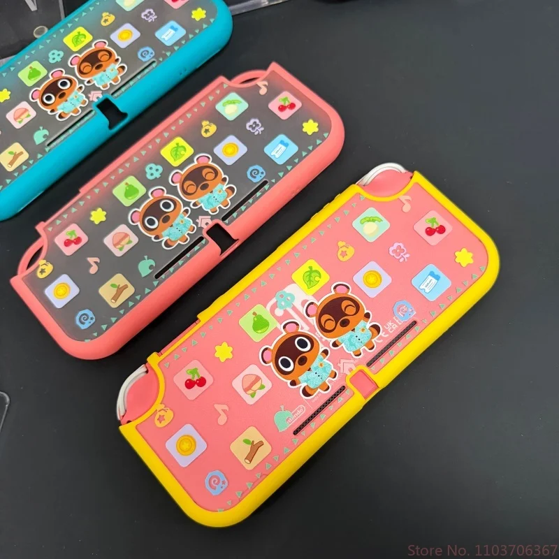 Original Switch Lite Protective Case Animal Crossing Theme Matte Half Wrap Shockproof Cover For Nintendo Switch Lite Accessory - view 5