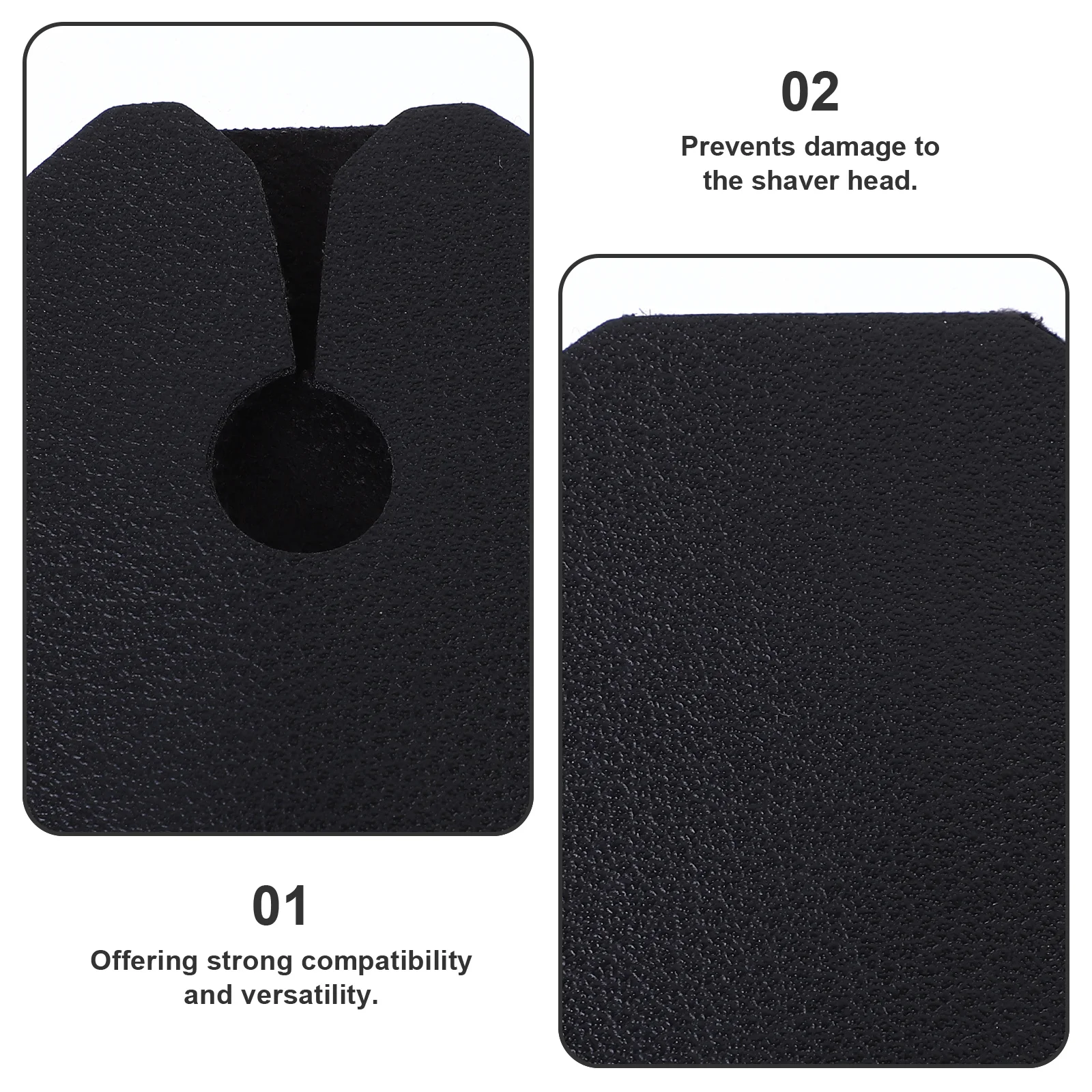 

2Pcs Razor Head Cover Soft Sleeve Protective Case Manual Shaver Head Storage Guard Anti-Scratch Safety Razor Protector