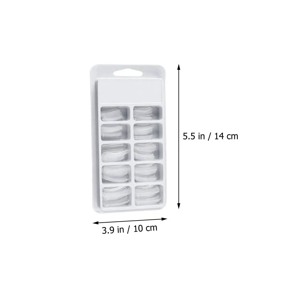 1세트 연장 네일 세트 화이트 매니큐어 아트 도구 홈 DIY 네일 장식 스텐실 키트 매니큐어 연장 스텐실