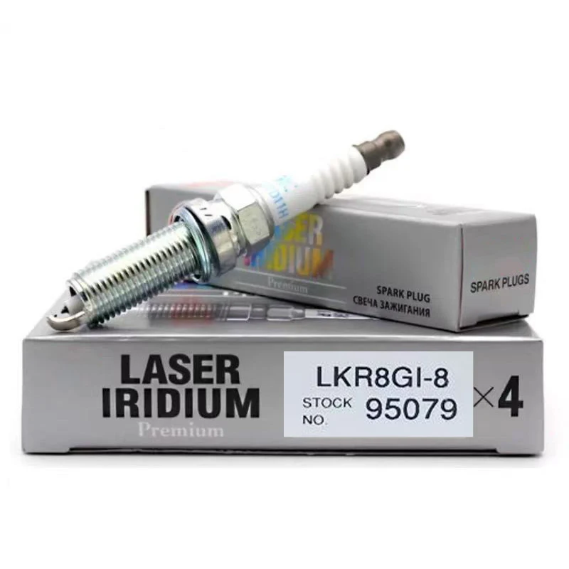 

Одиночная иридиевая золотая свеча зажигания LKR8GI-8 95079 подходит для Great Wall Harvard H61.5TGW4G15E, OE 22401-KA450.