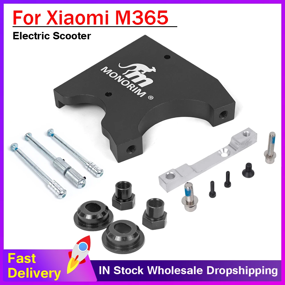 

Monorim MD RF Modification Bracket For Xiaomi M365 Electric Scooter Refit Front Disc Brake Wheel And Rear Motor Repair Parts