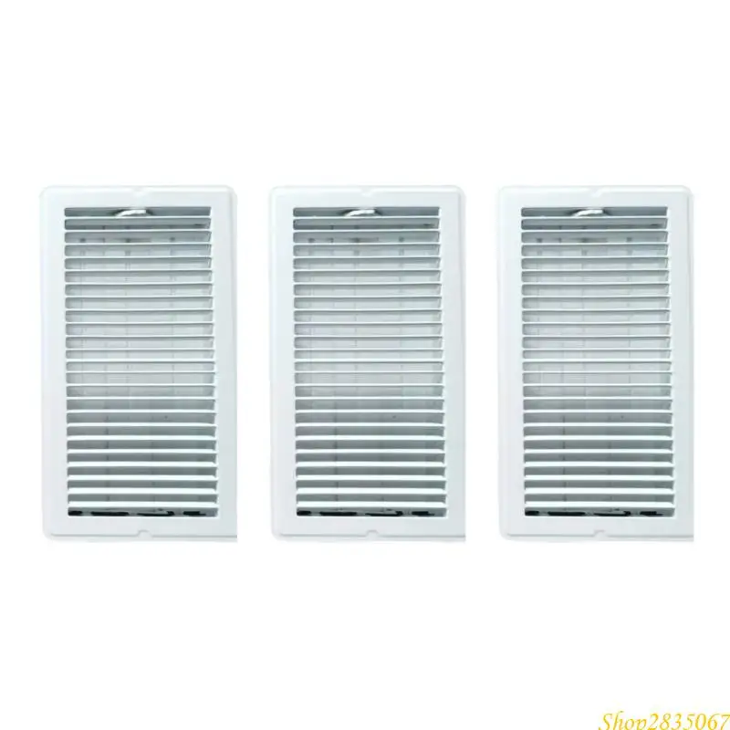 3Pcs High Efficiency Vent Grille Rustproof Air Cover Adjustable Control 831F