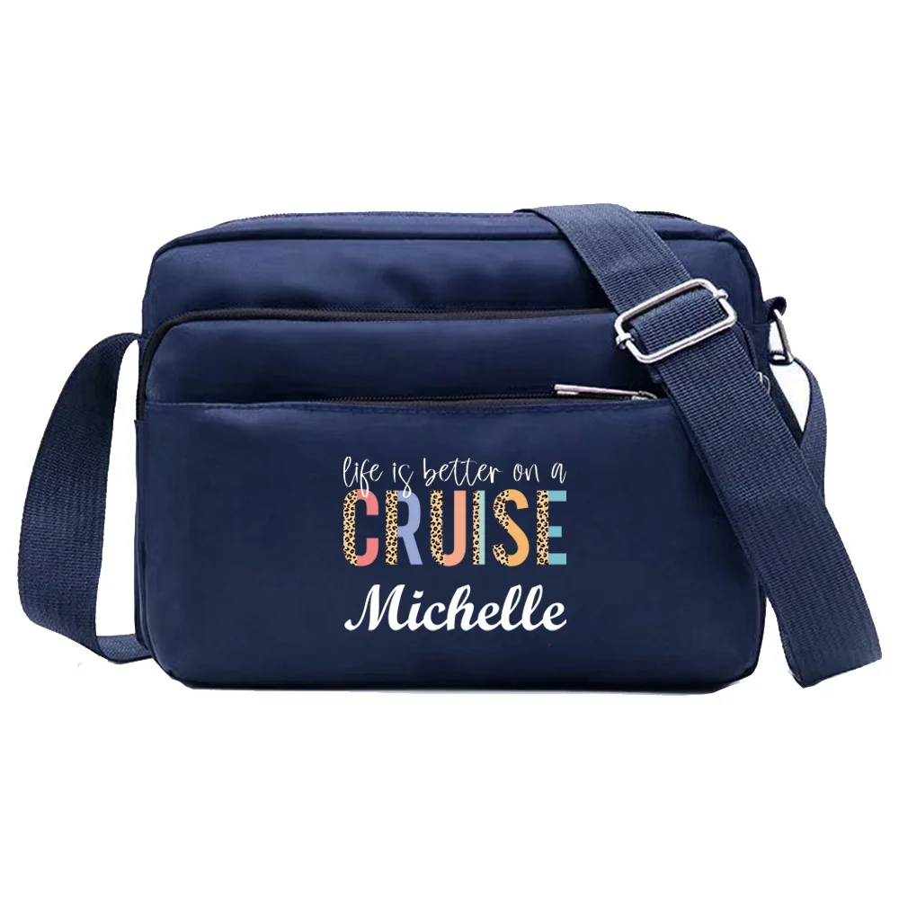 حقيبة ماسنجر عصرية وواسعة متعددة الجيوب مناسبة للتنقل اليومي والسفر وحقيبة تخزين الترفيه.