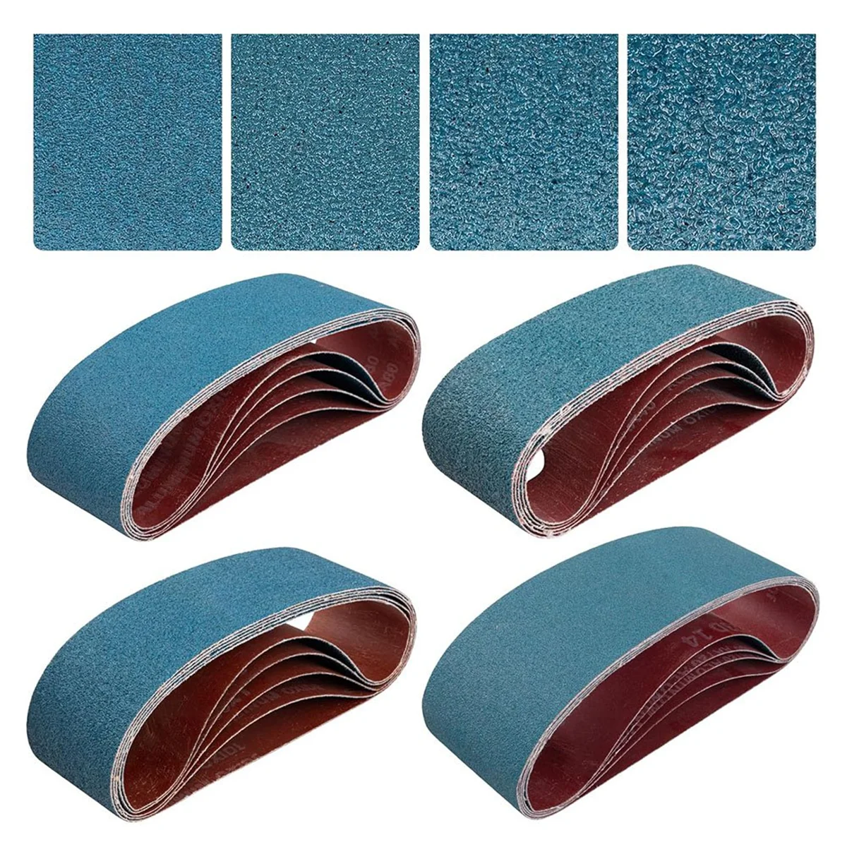 

3x21 Inch Belt Sander Sanding Belts Kit 20 Pcs (5 Each of 40/60/80/120 Grits), Zirconia Belt Sander Paper Sanding