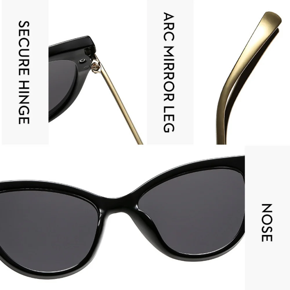 Fashion Cat Eye Sunglasses Women Men Leopard Green Sun Glasses High Travel Trendy Shades UV400 Eyewear