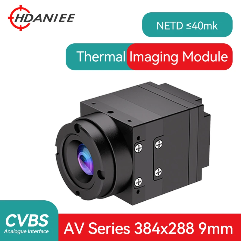 Thermal Camera for FPV Drone Camera with CVBS Interface Micro Camera Module AV384  384 x288 thermal imaging camera