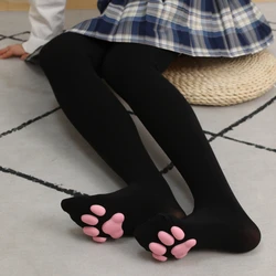 Zampa di gatto 3D Calzini per le donne Ragazze Kawaii Cat Claw Toe Berretti Regalo carino Lolita Zampa Pad Cosplay Zampa di gatto Pad Calzini alti alla coscia Nuovo