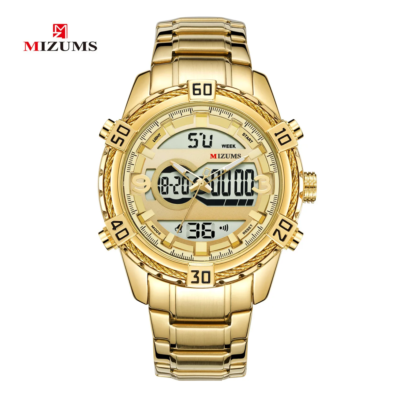 New Sports Watch for Men Top Brand Luxury Steel Band Digital Wristwatches Military Waterproof Watches Clock Relogio Masculino