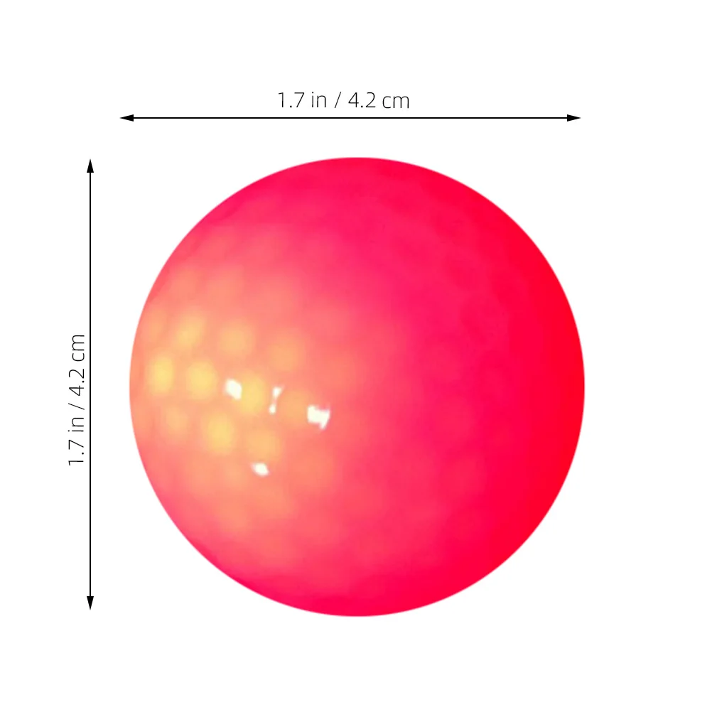 6 قطع من الكرات المتوهجة وامضة داكنة للأطفال أضواء جولف البيسبول الإلكترونية #1