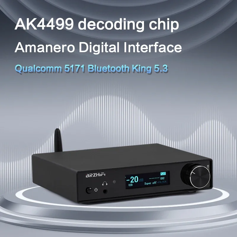 

Weiliang SU10 HIEND уровень AK4499 DAC аудио декодер hifi fever Bluetooth 5,3 DSD512