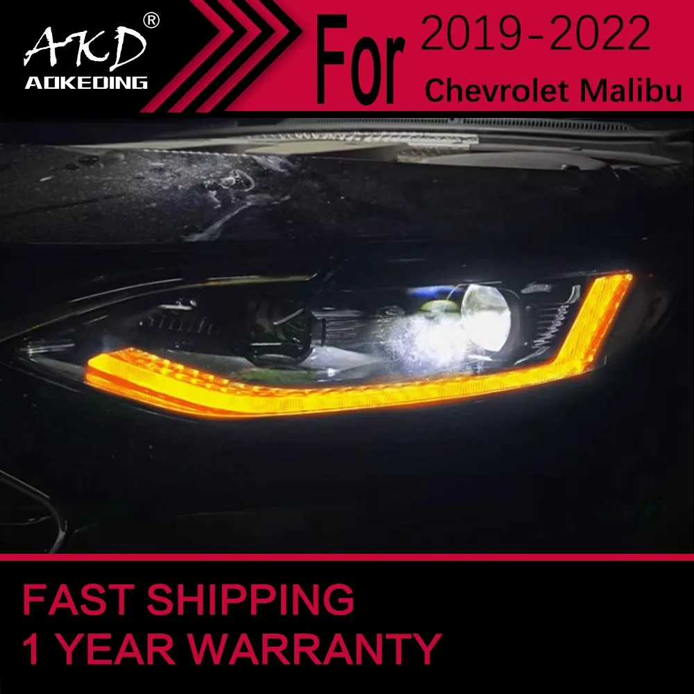 Car Lights for Chevrolet Malibu XL LED Headlight 2019-2022 Malibu Head Lamp Drl Projector Lens Automotive