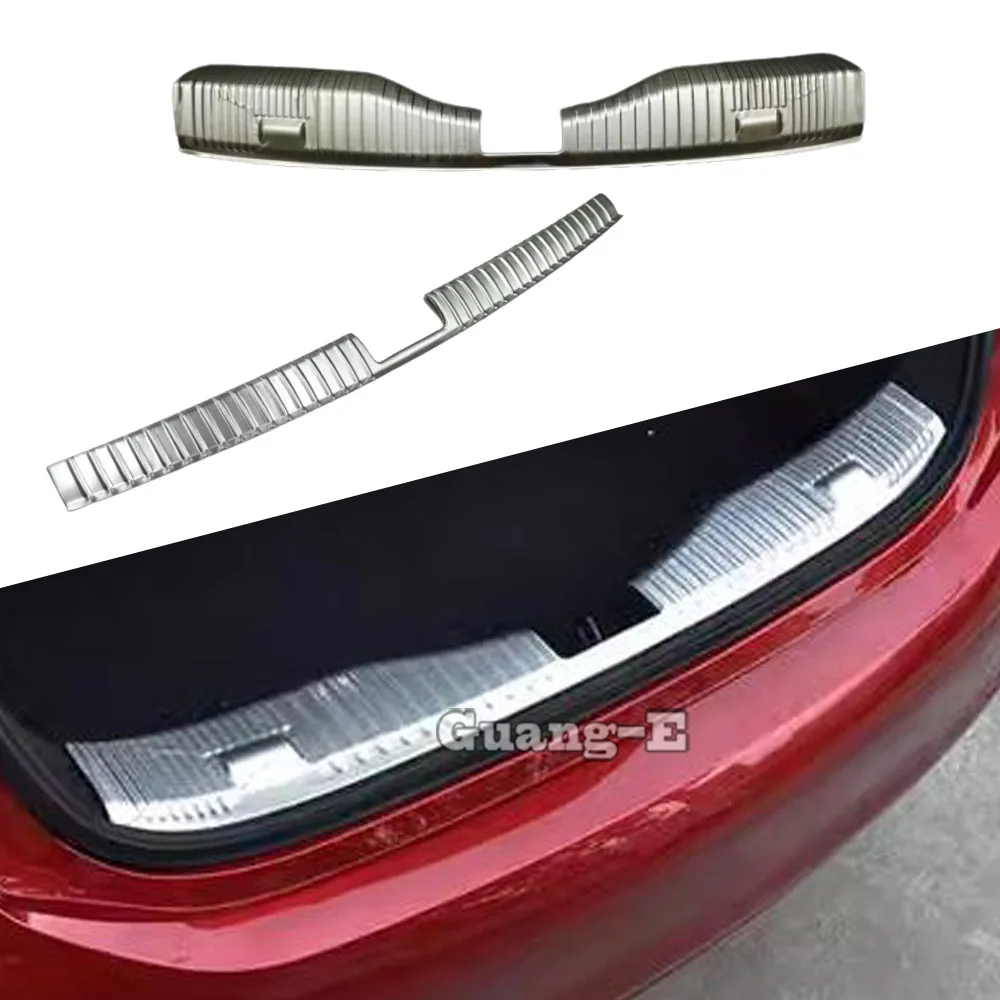 

For Chevrolet Cruze Sedan 2017 2018 2019 2020 2021 Sticker Frame Trunk Inner Guard Panel Covers Rear Bumper Trim Accessories