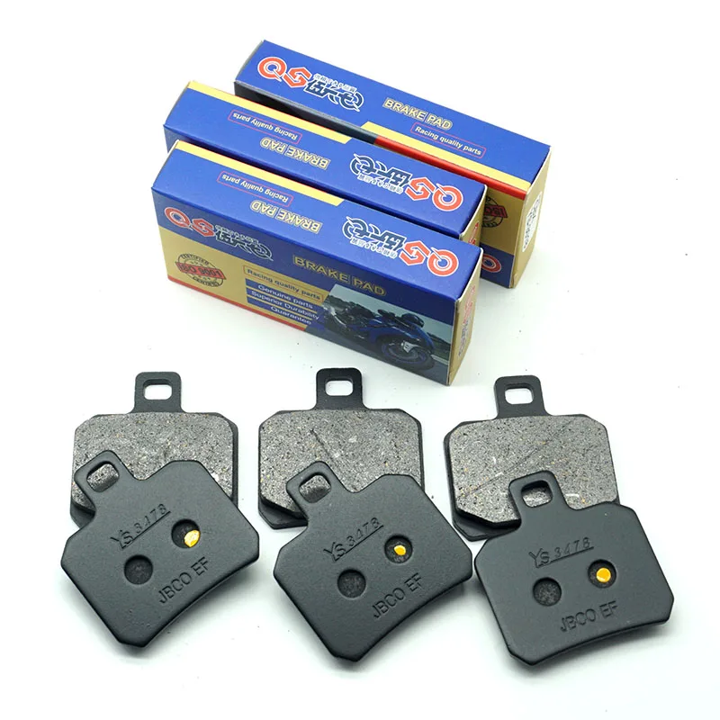 Motorcycle Front Rear Brake Pads for PIAGGIO VESPA X9 180 Amalfi 2002-2006 200 2002-2011 250 2000-2004 Beverly B 500 X9