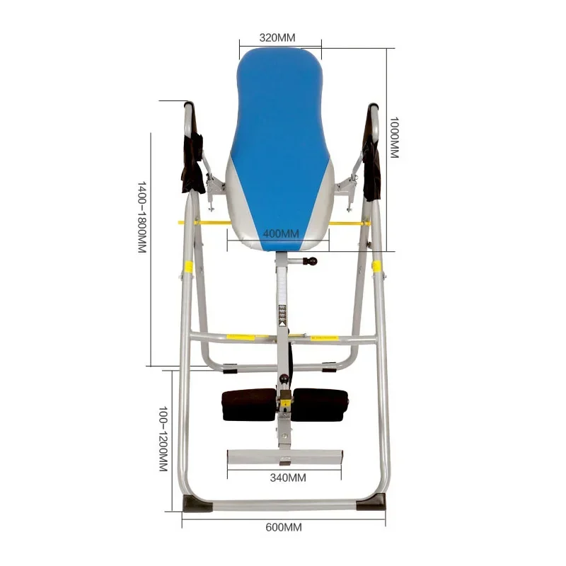 HW701 Handstand Machine Household Abdominal Lifting Device Inversion Therapy Lumbar Muscle Stretcher Steel Pipe Inversion Table