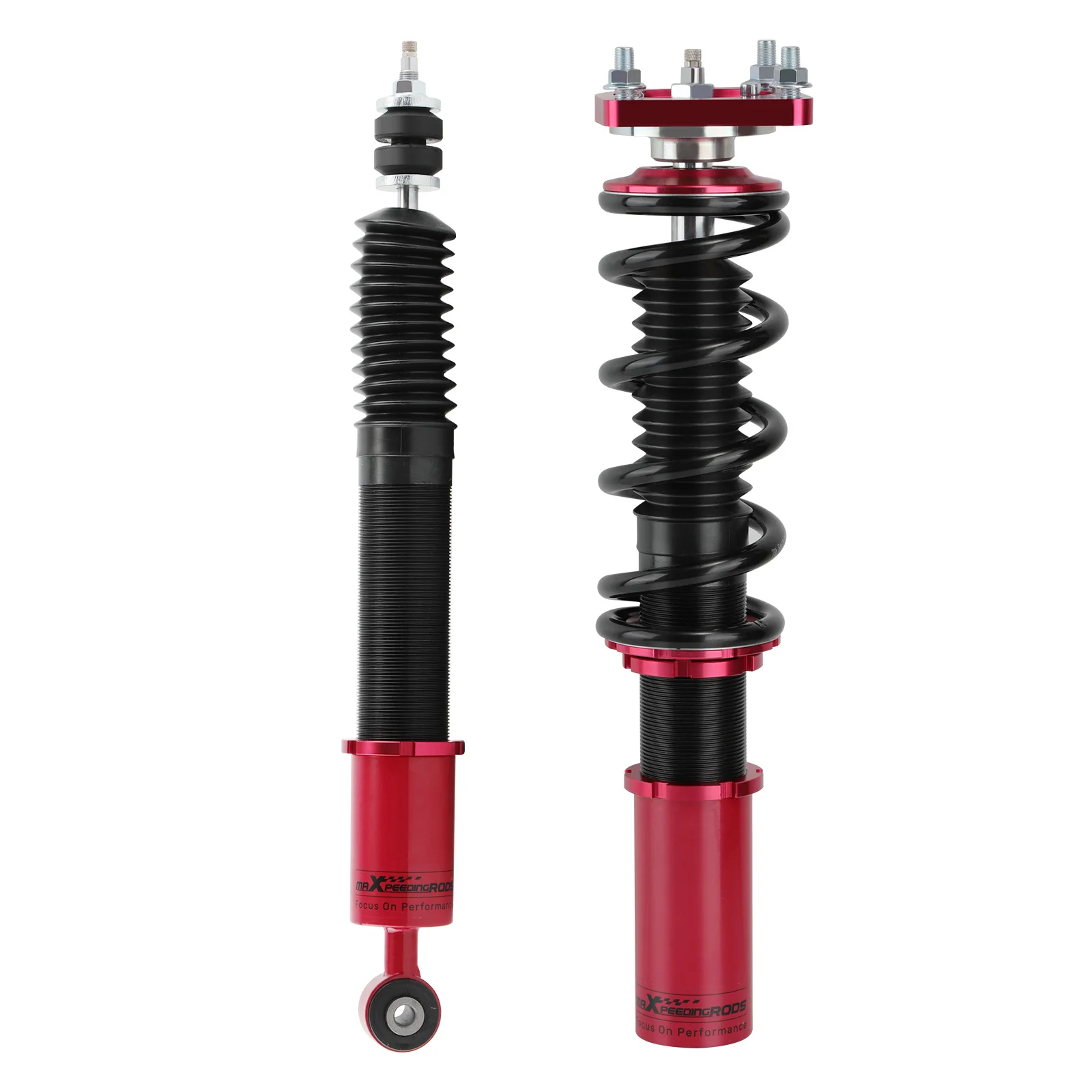 Kit Suspensi Coilover untuk Ford Mustang 4th SN95 Peredam Dapat Disesuaikan 1994-04 Kit Peredam Kejut Coilover