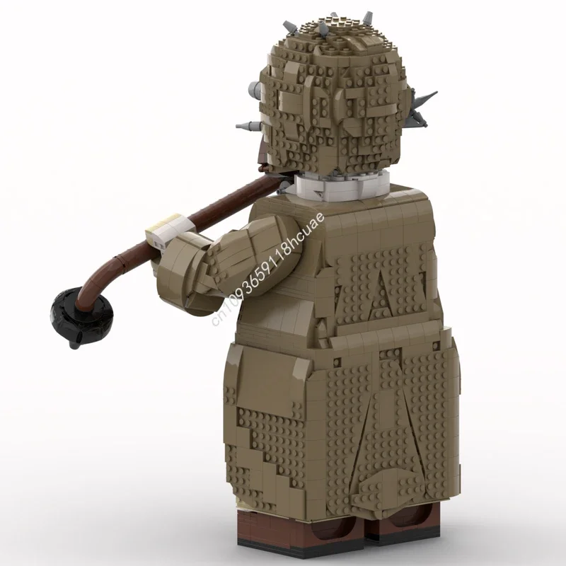 2714PCS MOC Space Battle Tusken Raider Megafigure Fits My Mask Helmet Model DIY Creative Display Assembly Building Blocks Gift