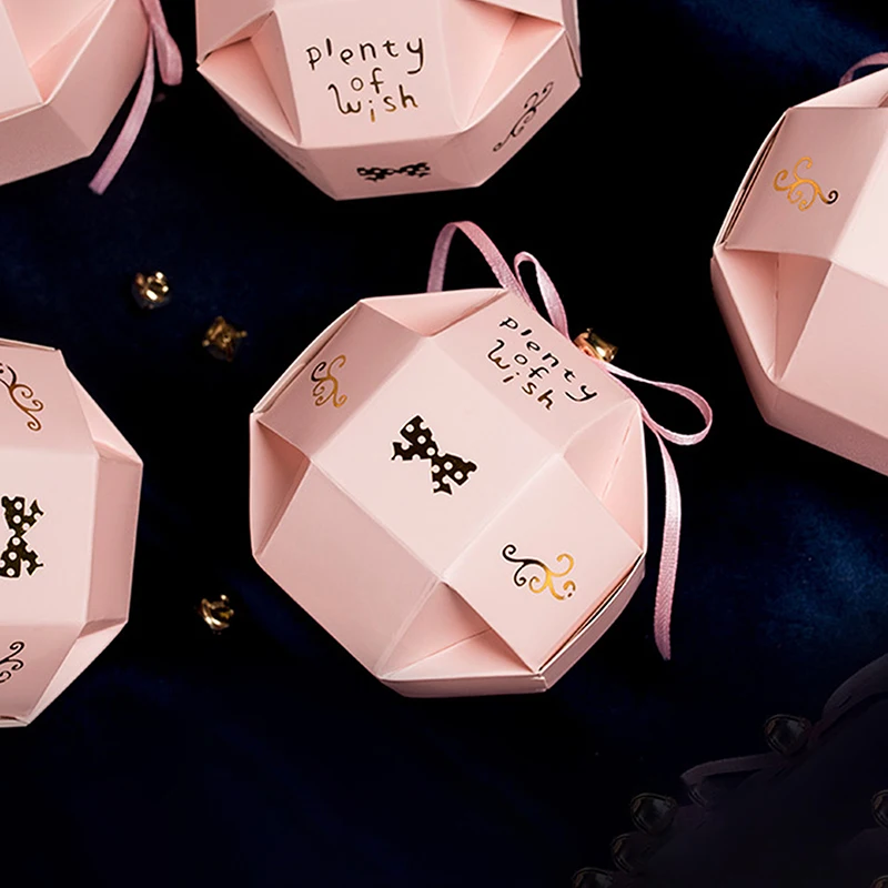 

10pcs/lot Wedding Exquisite Ball For Wedding Candy Box Birthday Full Moon Festival Happy Al-Fitr Eid Event Party Supplies