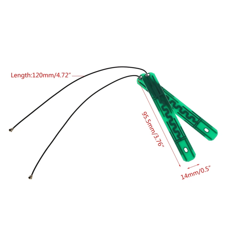 2PCS Interne Antenne WIFI PCB 2 Dual Band Antenne Singal Booster