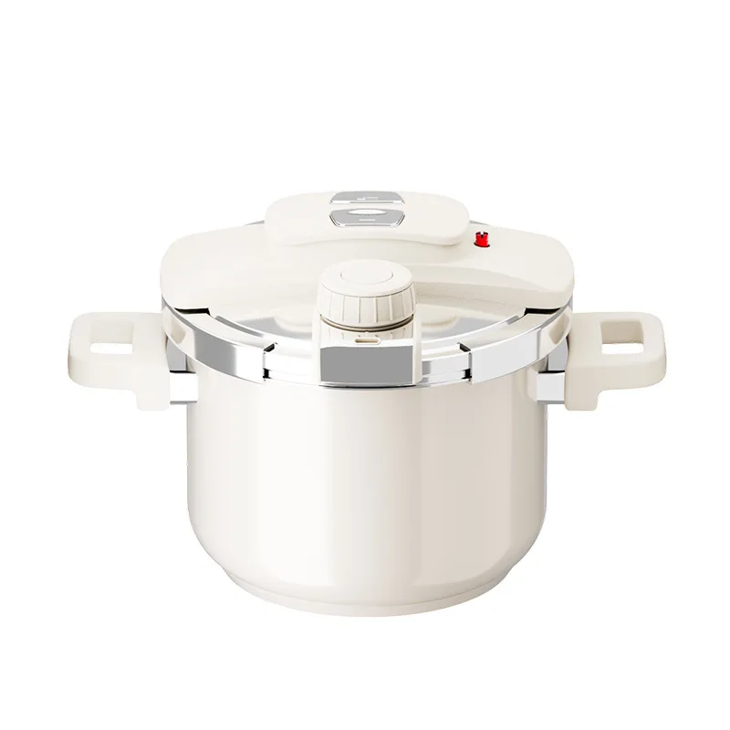 

Large-capacity multi-functional household high-value braised enamel pressure cooker