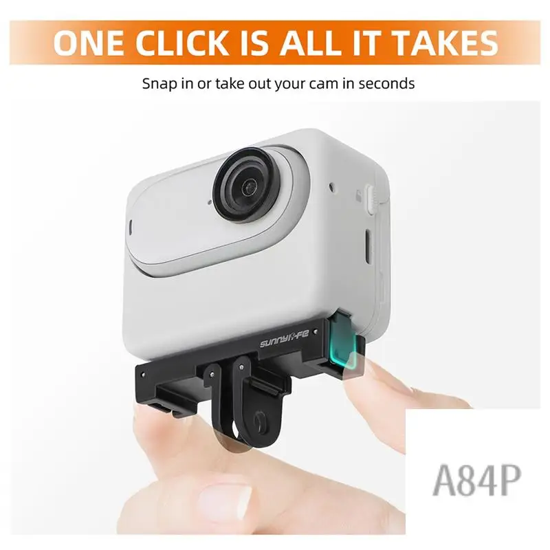 

SUNNYLIFE For Insta360 Go3 Magnetic Attraction Quick Release Accessory Adapter Go3 Thumb Camera Quick Release Expansion Board