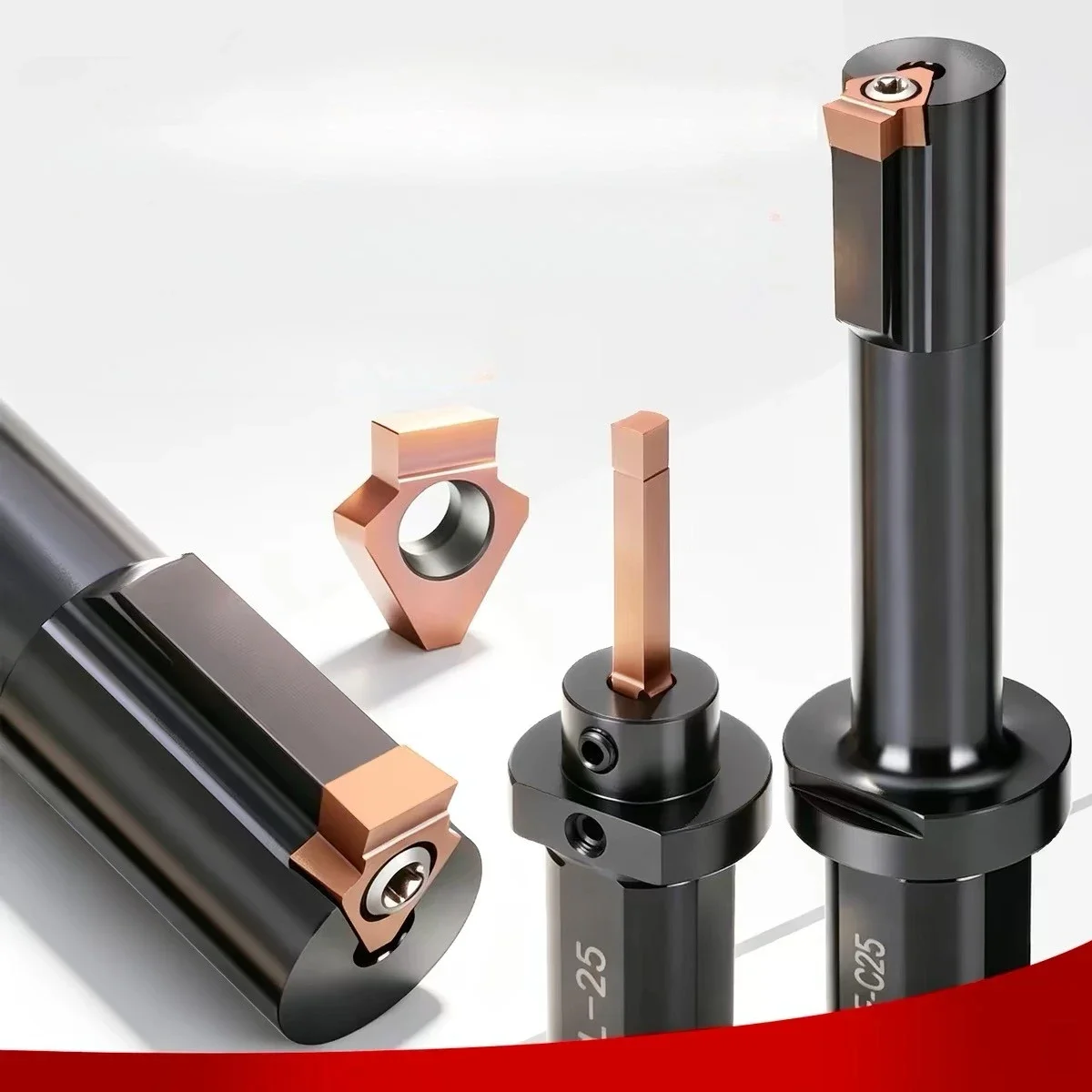 CNC Keyway Machining CNC lath Positioning Slot Milling Cutter Blad DW-2 2mm - DW-14(-7.5) 14mm CNC Bracket DA12-14-30F-200L-C25