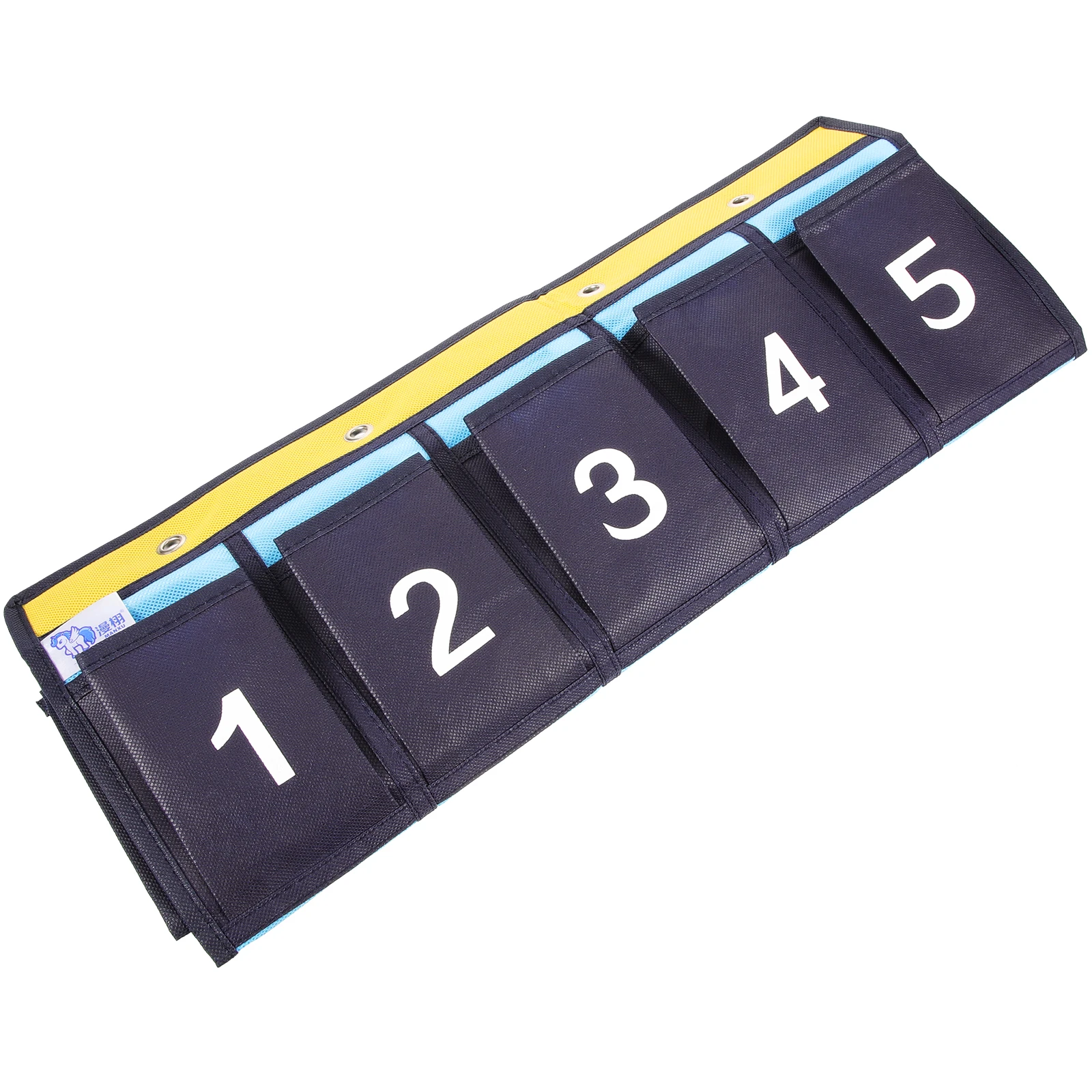 

Storage Bag Multiple Phone Pockets for Classroom Numbered Chart Organizer Desk Work