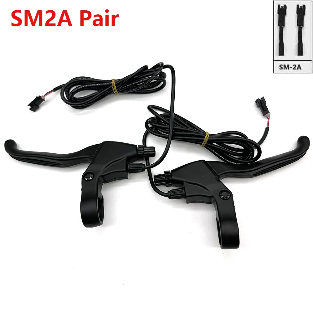 SM2A SM2Y 2-Pin-Bremshebel für Elektrofahrrad-Bremshebel, Lenker, Kabelsteuerung, Maschine, links & rechts, Roller-Ersatz – Detail 4