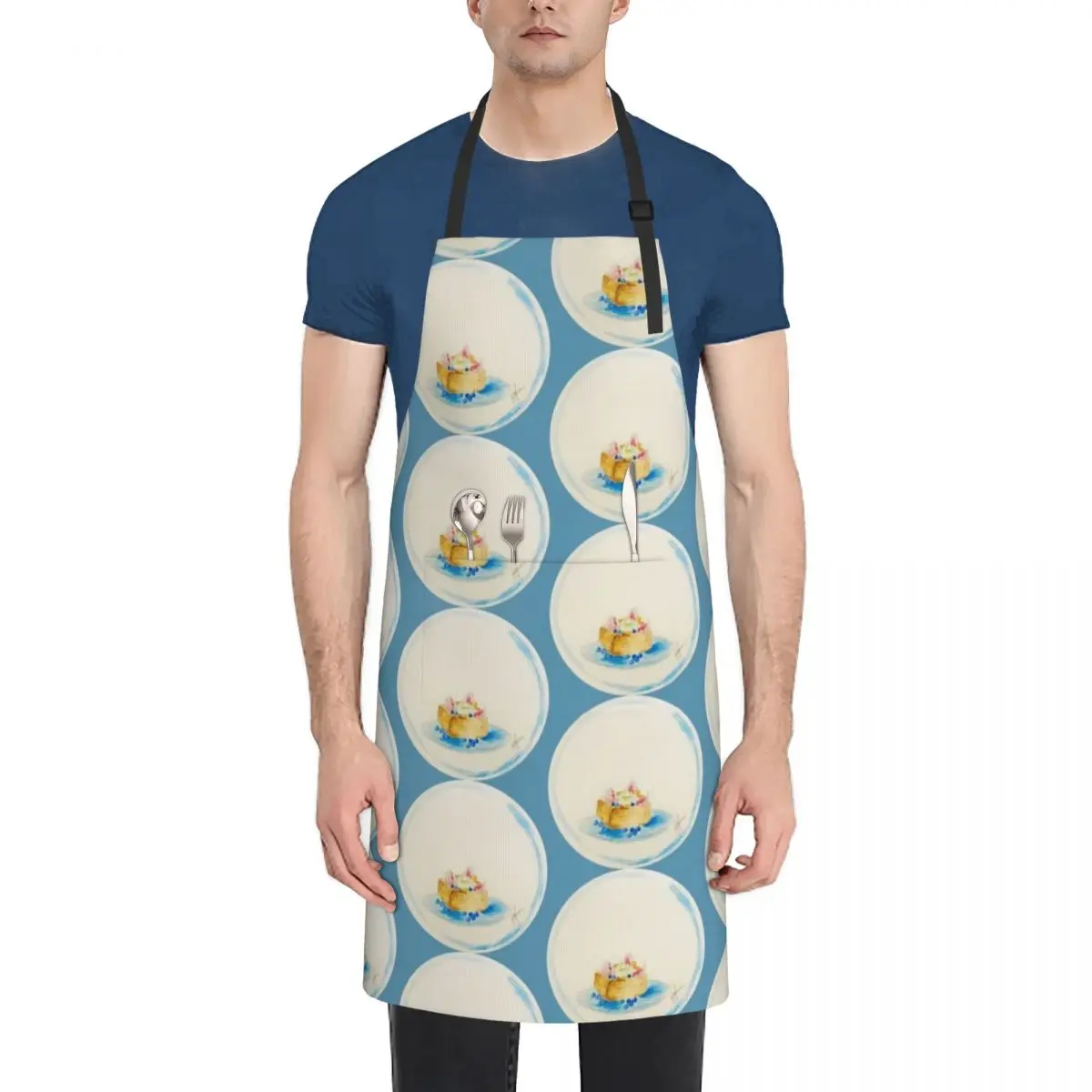 

Pain perdu aux Figues Apron Kitchen Man painting Apron