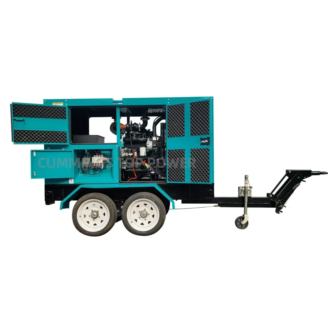 Diesel Generators Set 80Kva 120Kva 200Kw 120Kw 100Kva 150Kw Standby Backup Silent Diesel Generators With Trailer