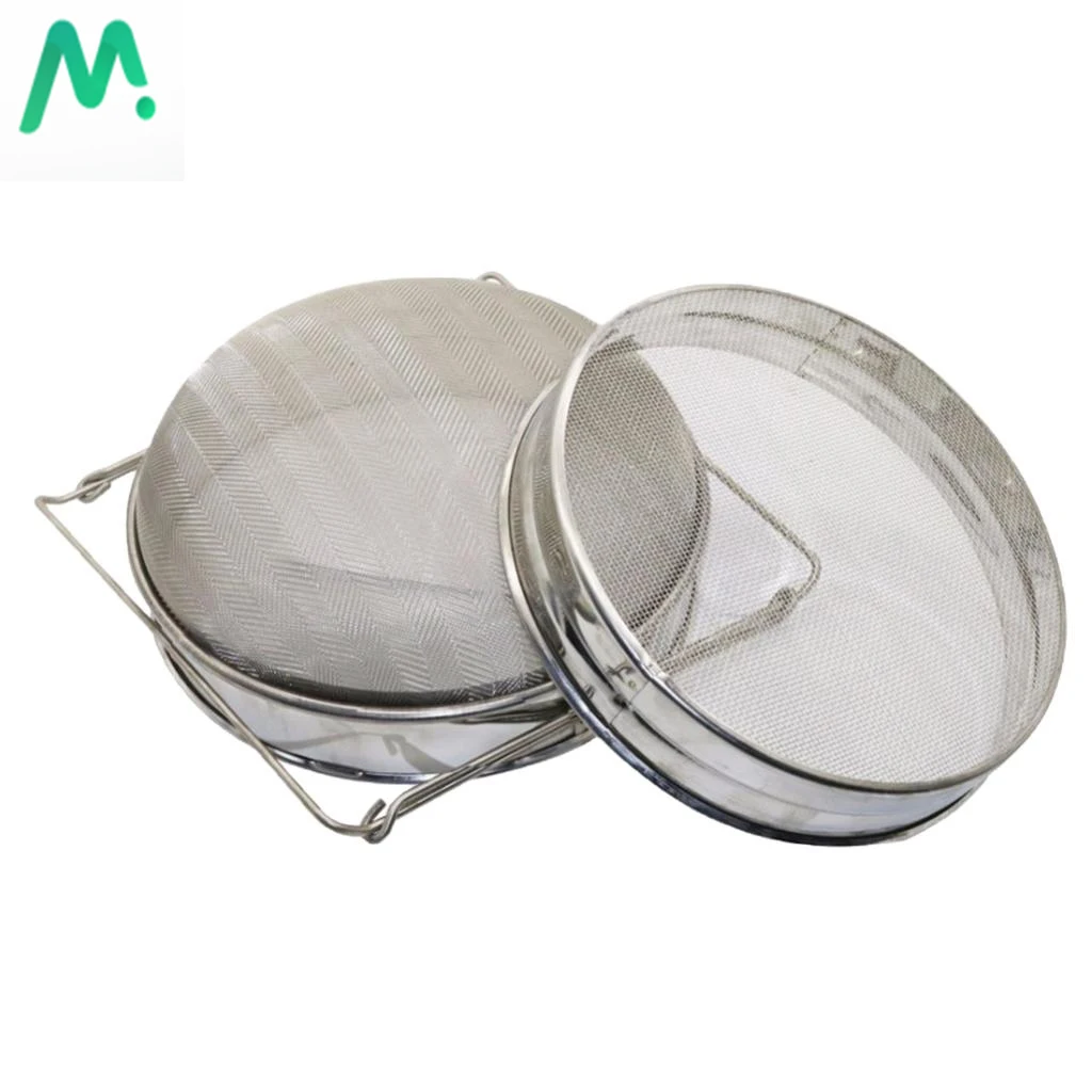 

Honey Filter Stainless Honey Strainer Beekeeping Special Tools Mesh Double Layer Honey Strainer Beekeeping Equipment Bee Tools