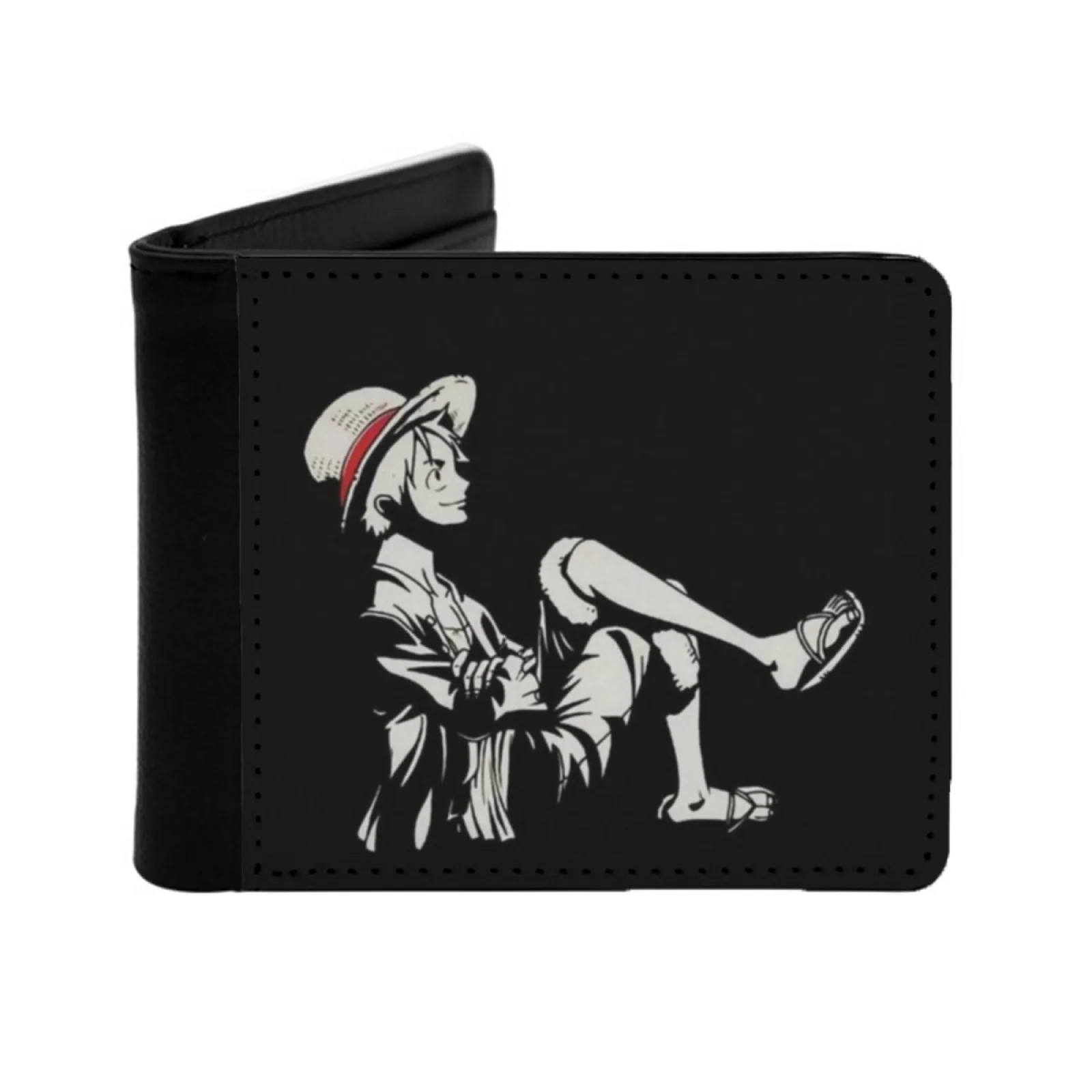 Luffy Best Anime Short Men's Wallet Multifunction Purse Male Pu Leather Wallet Luffy Zoro Monkey D Luffy Sanji Iwara Anime